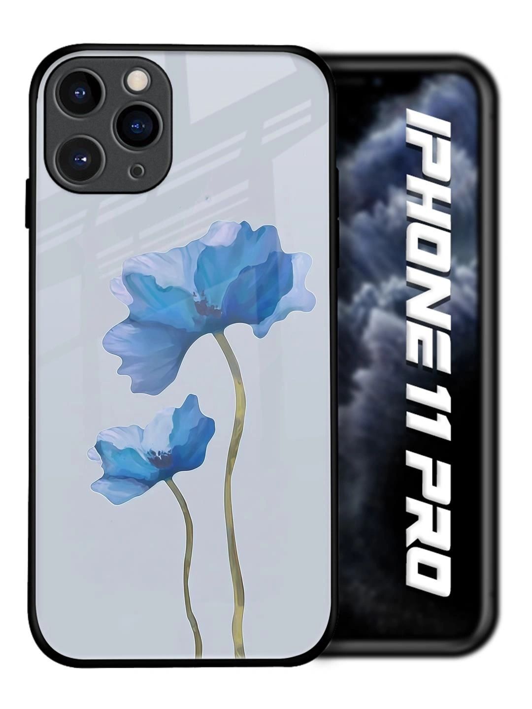 QRIOH Floral Printed iPhone 11 Pro Back Case Mobile Accessories-picture-37