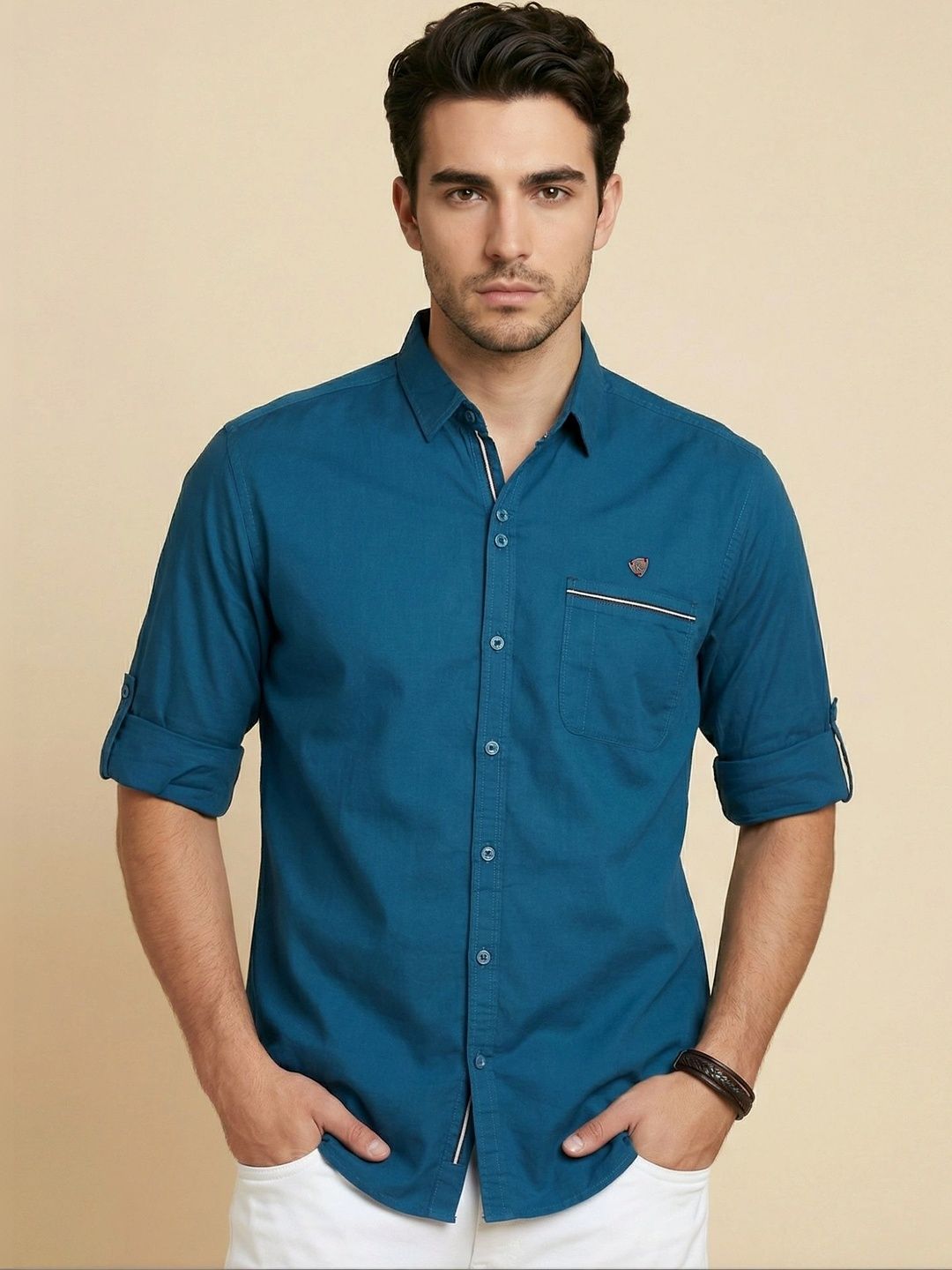 Kuons Men Classic Tailored Fit Casual Shirt-picture-46
