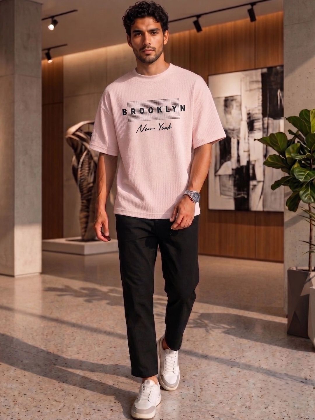 AVS ENTERPRISE Men Typography Printed Drop-Shoulder Sleeves T-shirt-picture-24