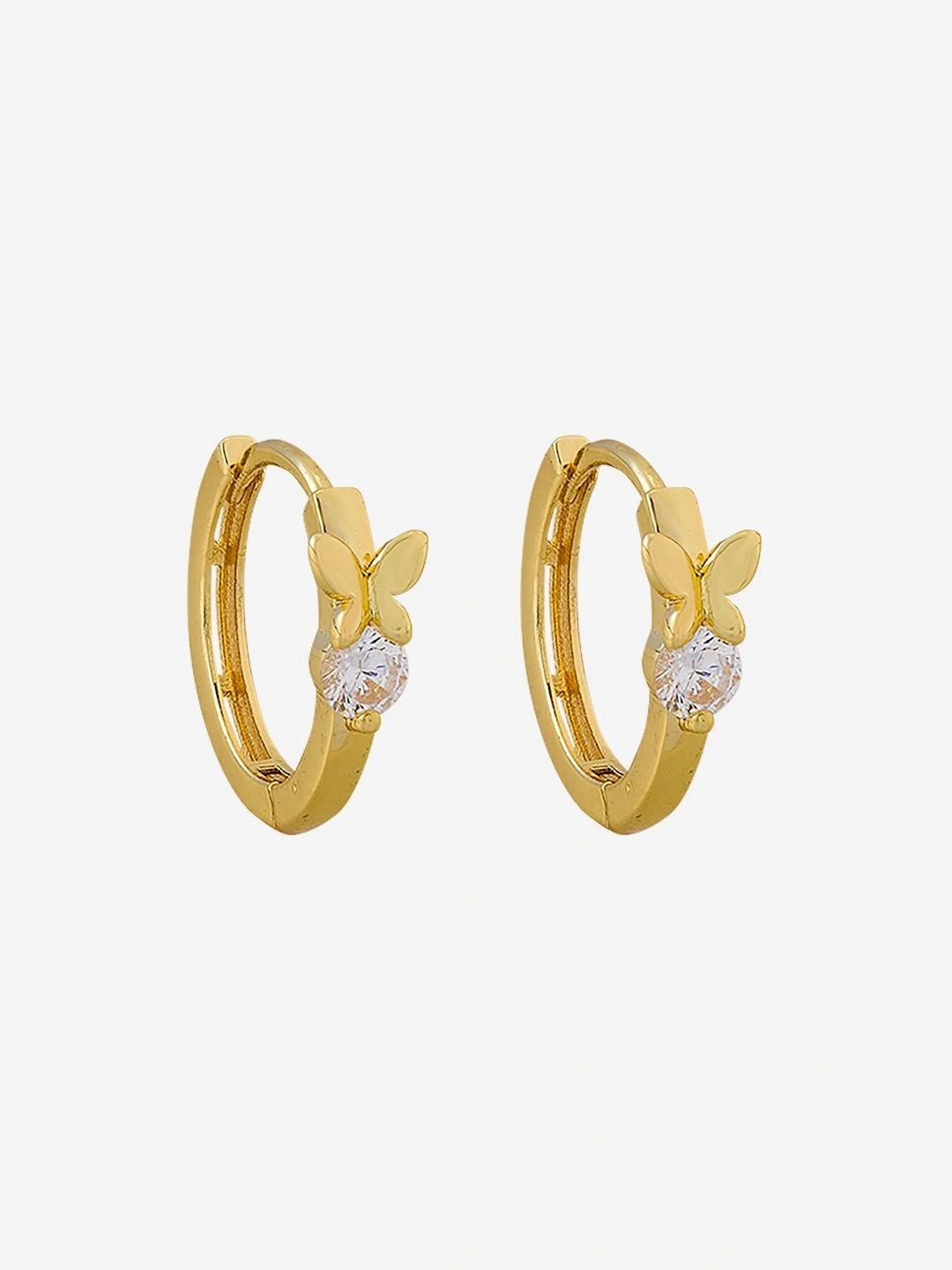 Kushal's Fashion Jewellery Geometric Hoop Earrings-picture-56