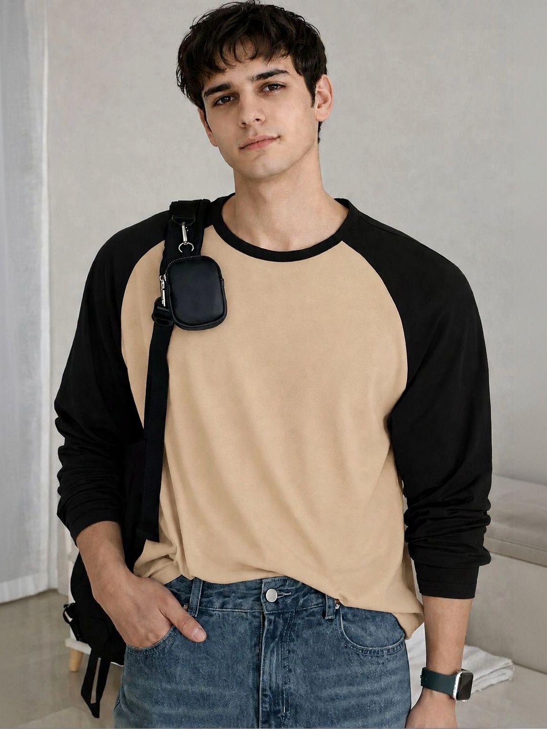 NB Nicky Boy Men Colourblocked T-shirt-picture-12