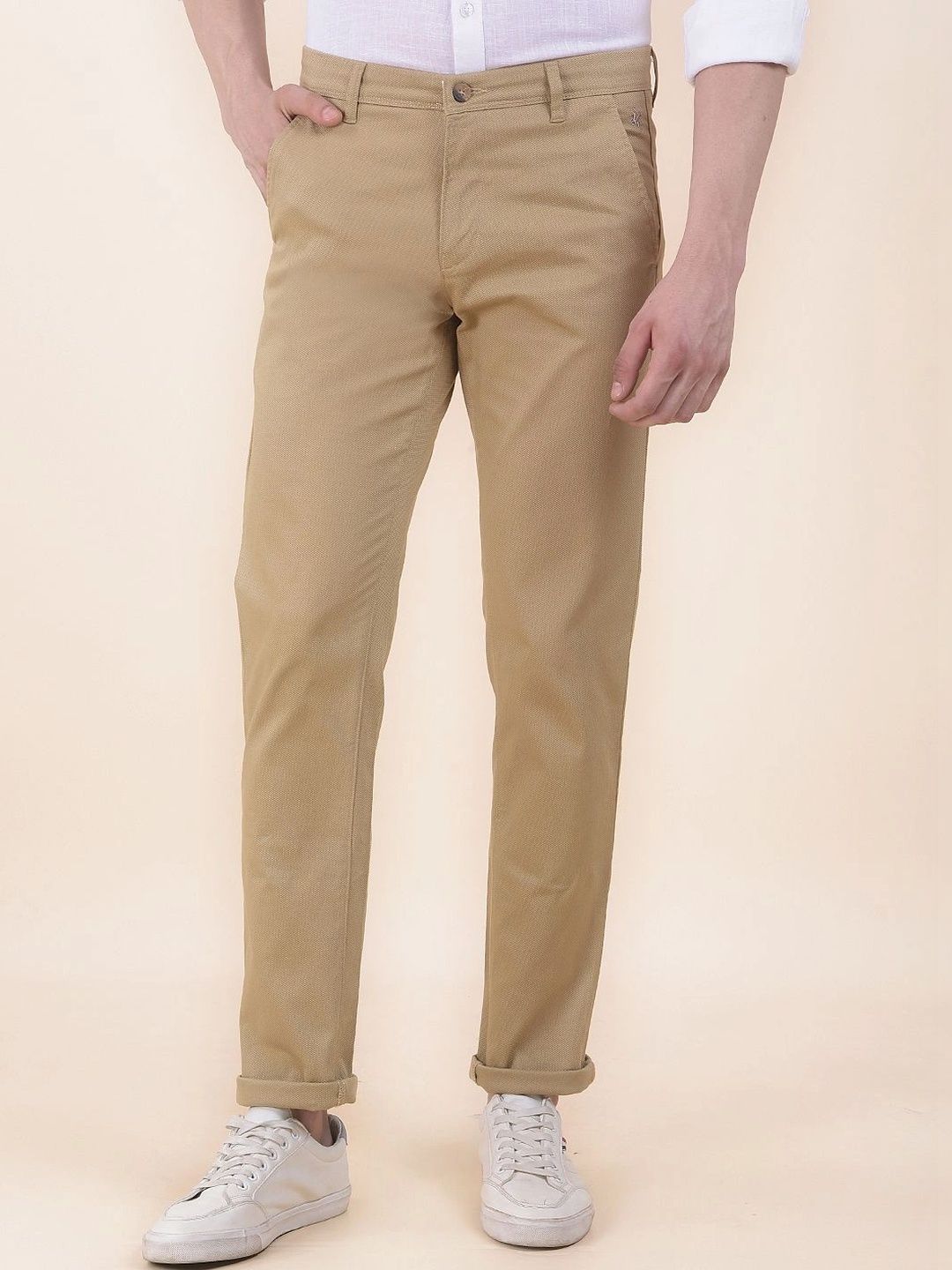 Cantabil Men Smart Slim Fit Trousers-picture-32
