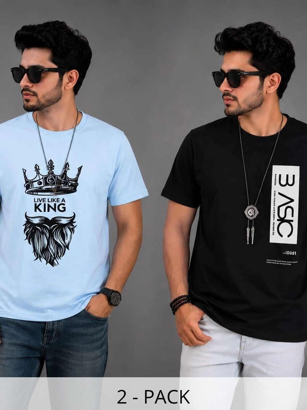 WIKE DENIMS Men 2 Printed T-shirt-picture-10