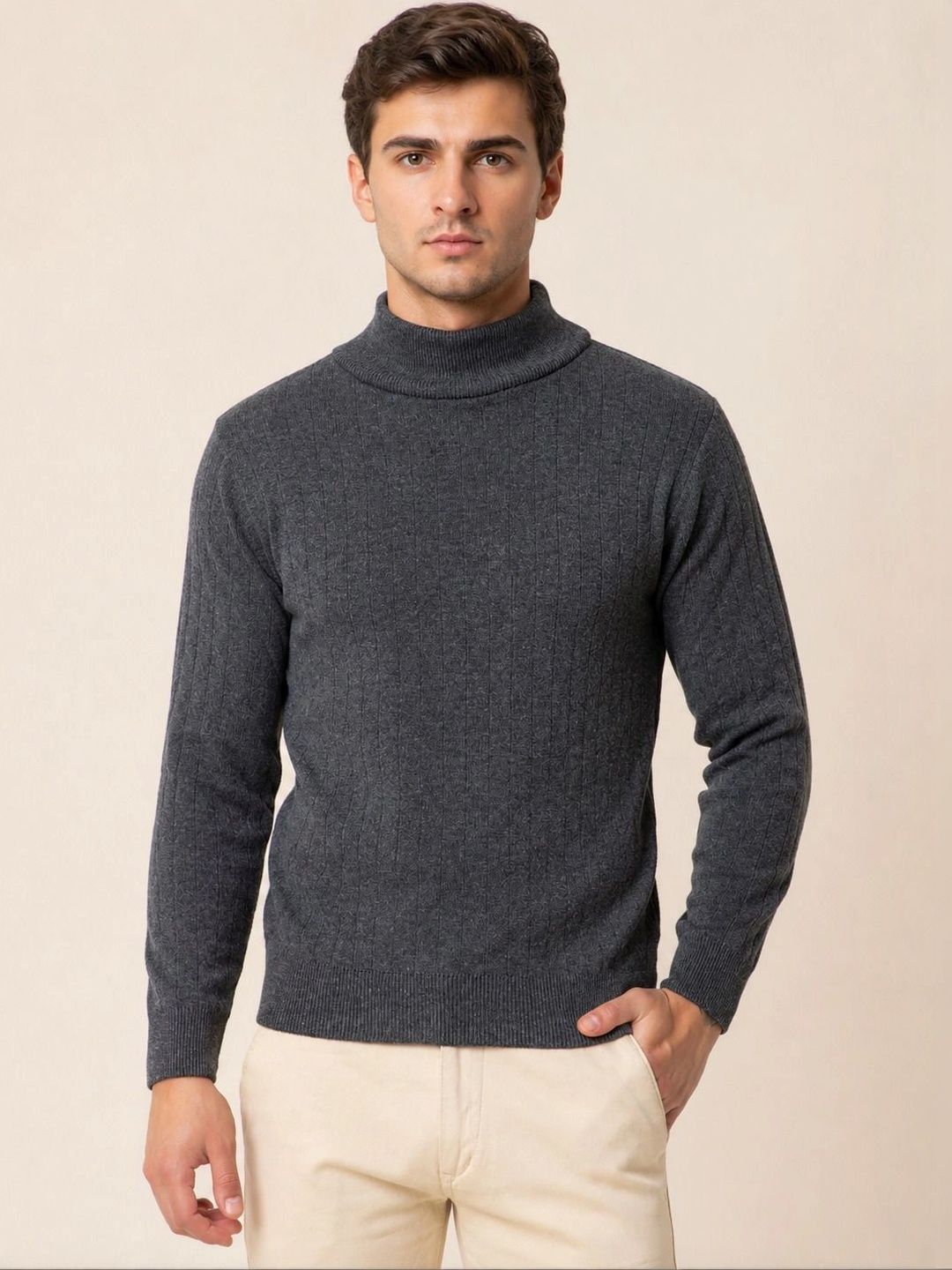 Mast & Harbour Men Ribbed Pullover-picture-49