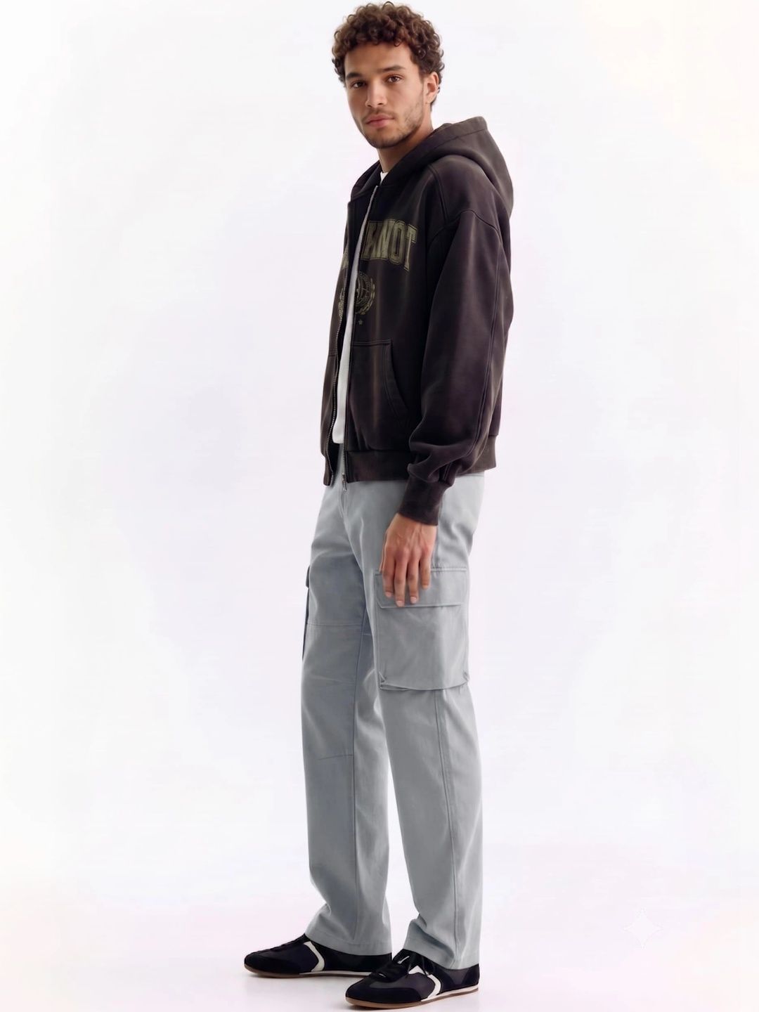NEULKNOT Men Easy Wash Cargos Trousers-image-40
