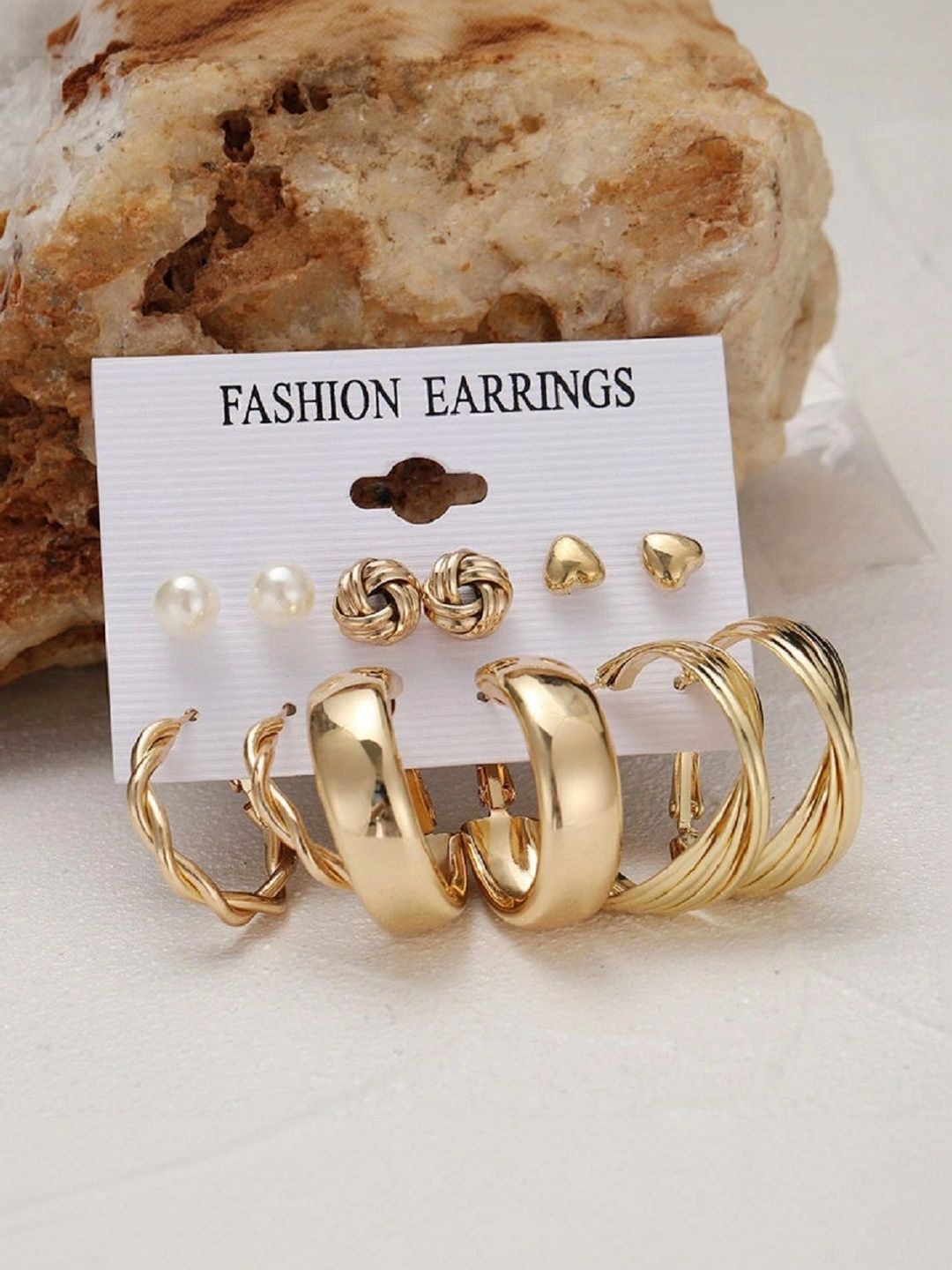Celestria Geometric Hoop Earrings-picture-31