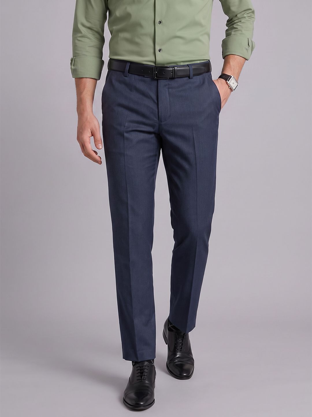 Arrow Men Tapered Fit Formal Trouser-picture-29
