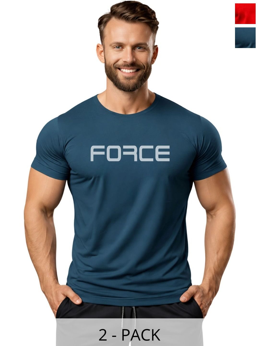 3Colors Men Typography 2 Printed Moisture Wicking T-shirt-picture-34
