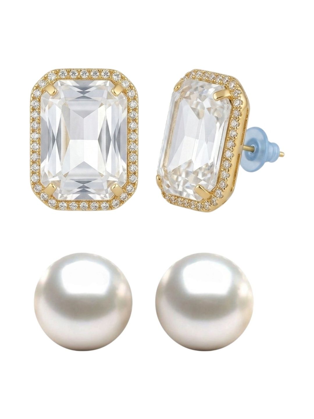 VIVASTRI Geometric Studs Earrings-picture-15