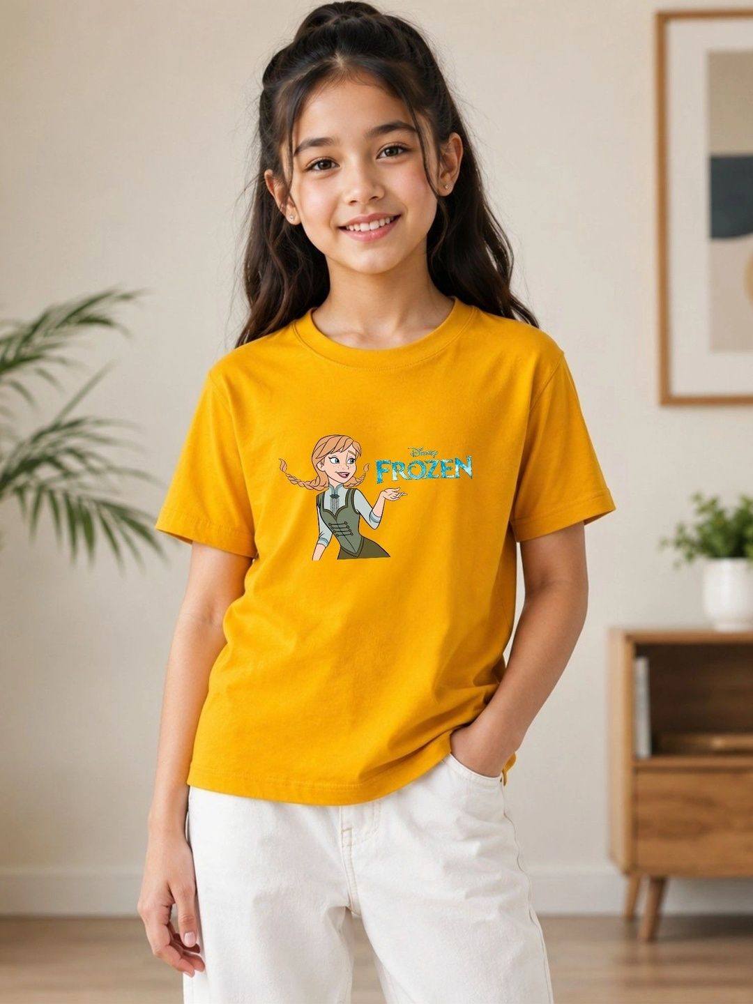 Disney By Miss and Chief Girls Printed T-shirt-picture-27