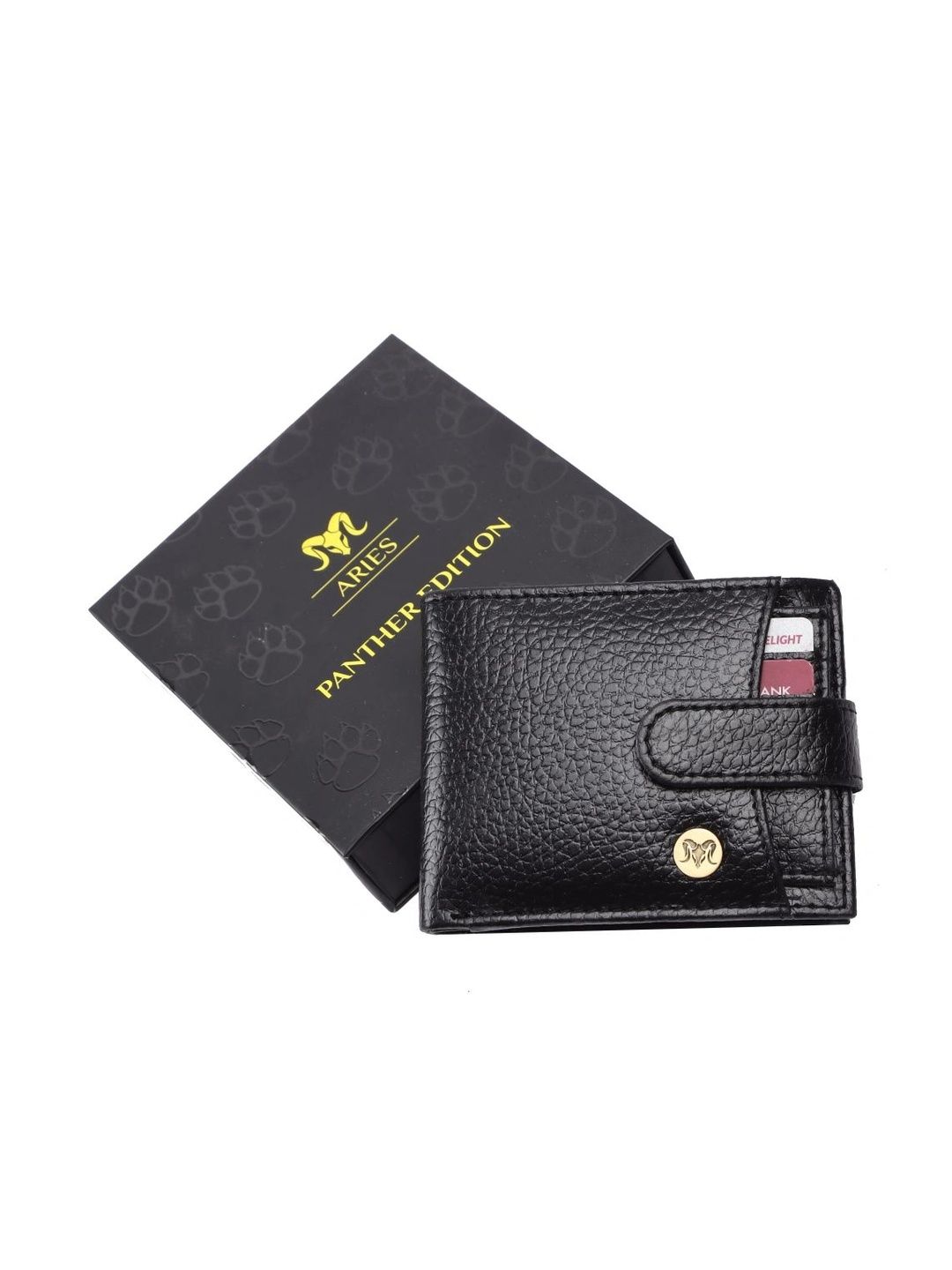 Aries Men Textured Leather Two Fold Wallet-picture-29