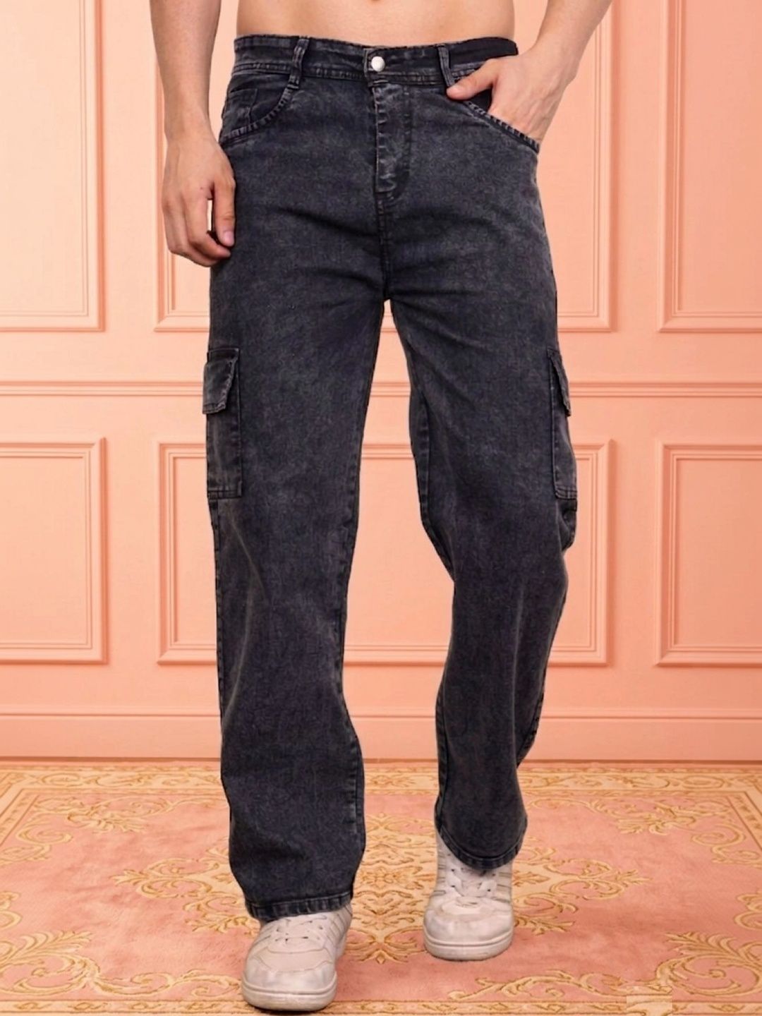 Metronaut Men Classic Cargos Trousers-picture-17