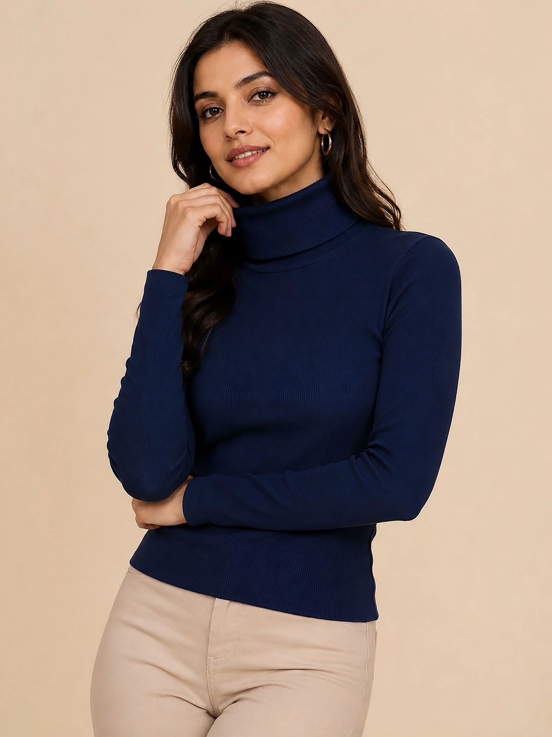 SZN Women Ribbed Pullover-picture-10