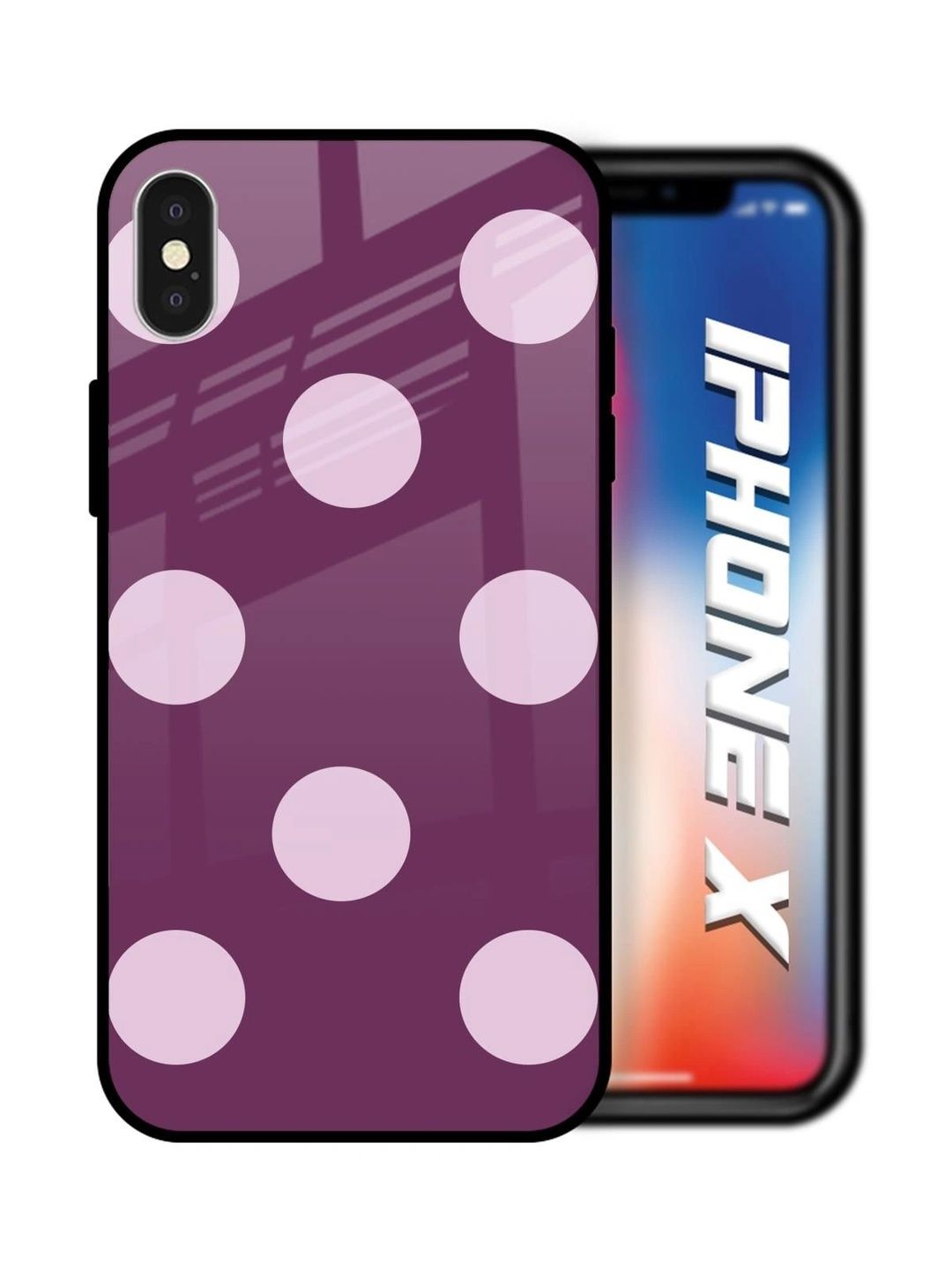 QRIOH Geometric Printed iPhone X Back Case Mobile Accessories-picture-16