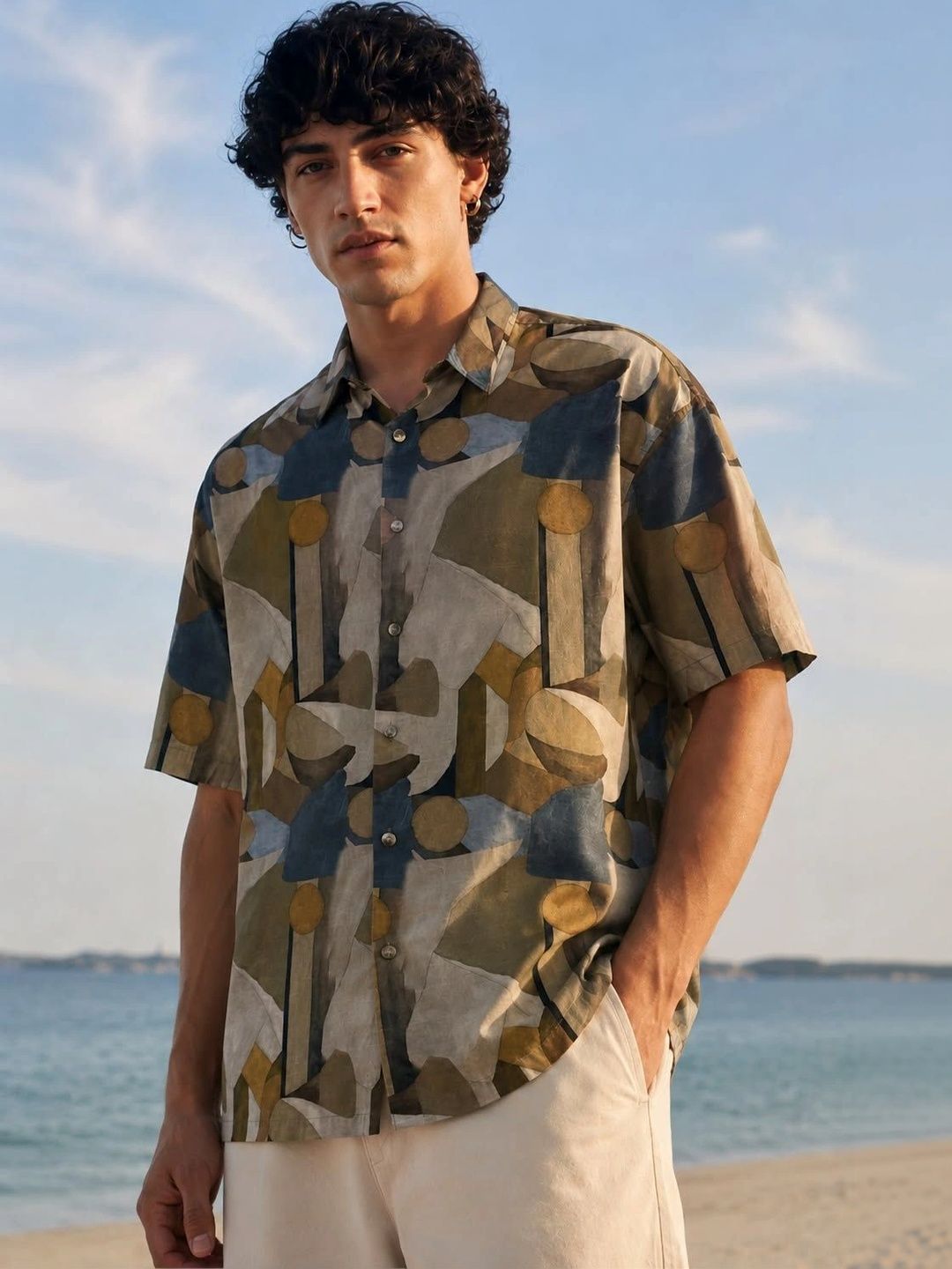 XKIND Men Standard Printed Casual Shirt-picture-54