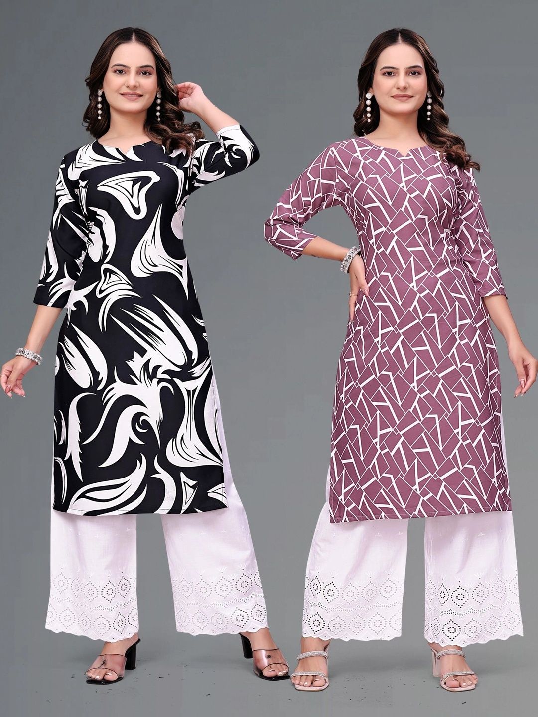 SHAIBO SAREE Printed Pure Crepe Kurti-picture-16