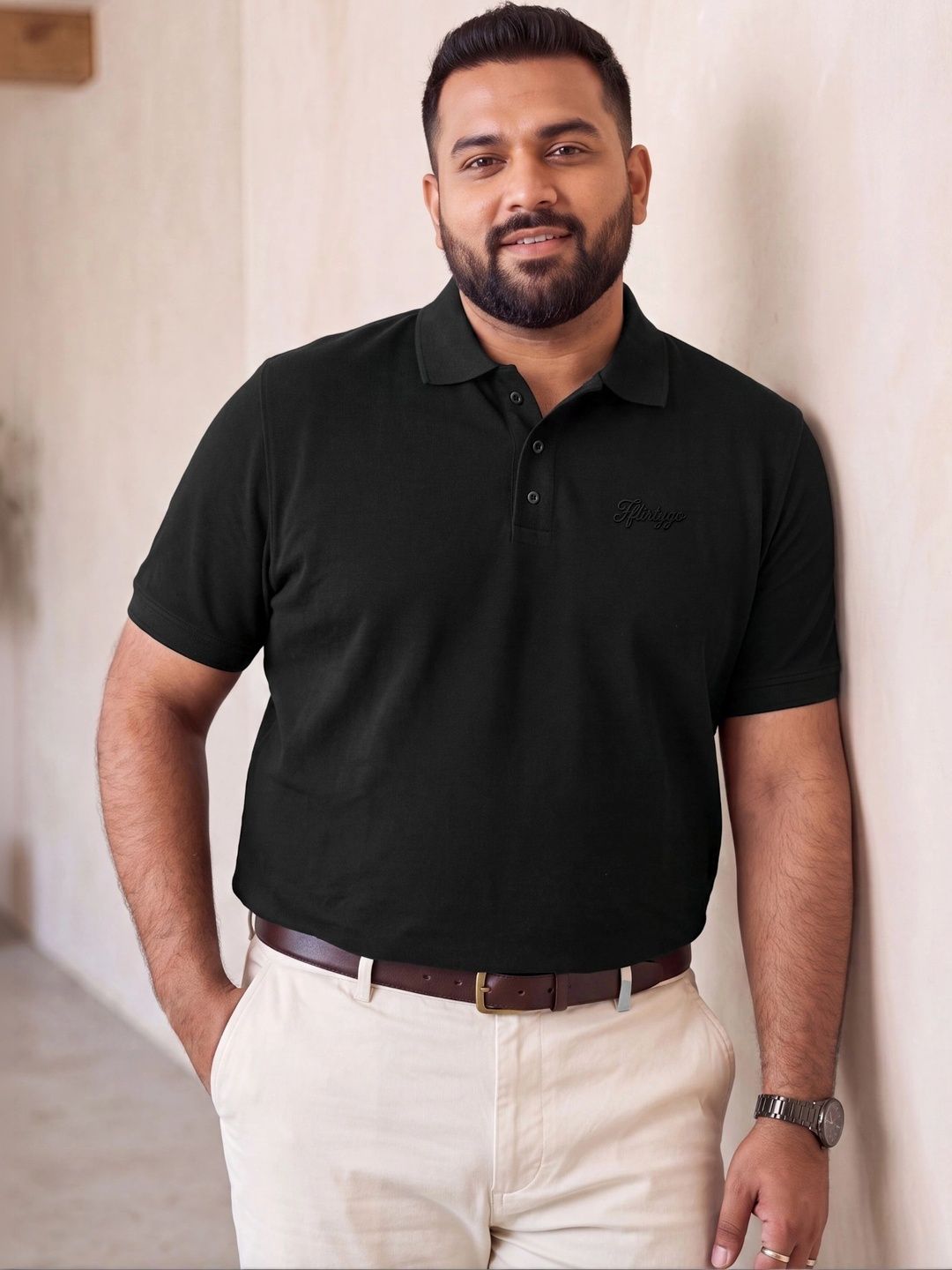 FFLIRTYGO Men Polo Collar Pockets T-shirt-picture-33