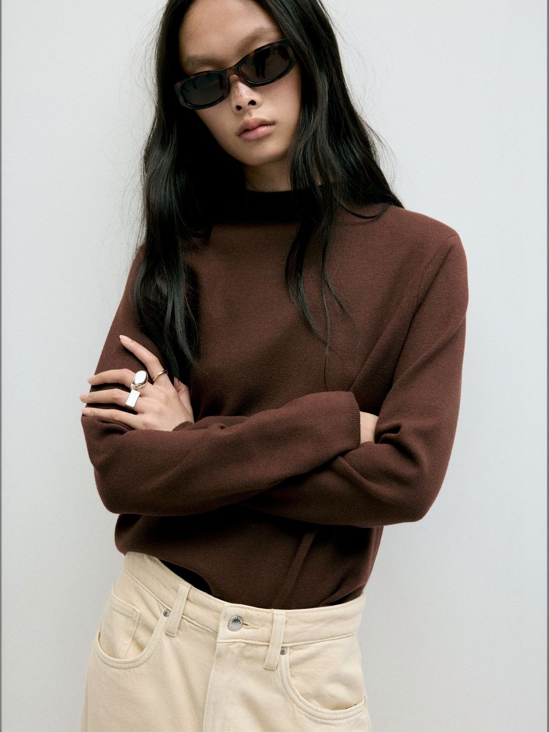 MANGO High Neck Knitted Pullover-picture-26