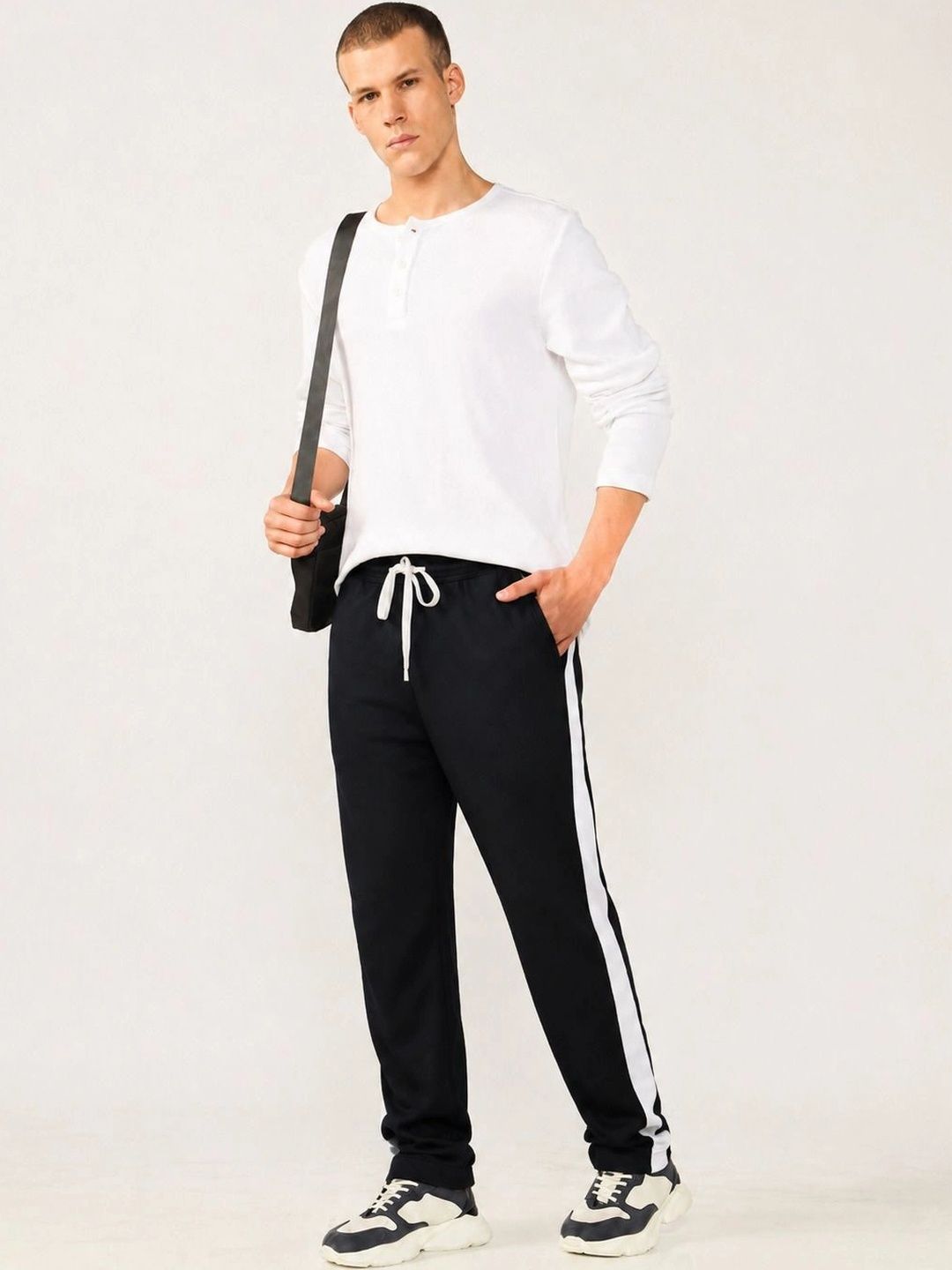 SZN Men Regular Fit Colourblocked Training Track Pants-picture-37
