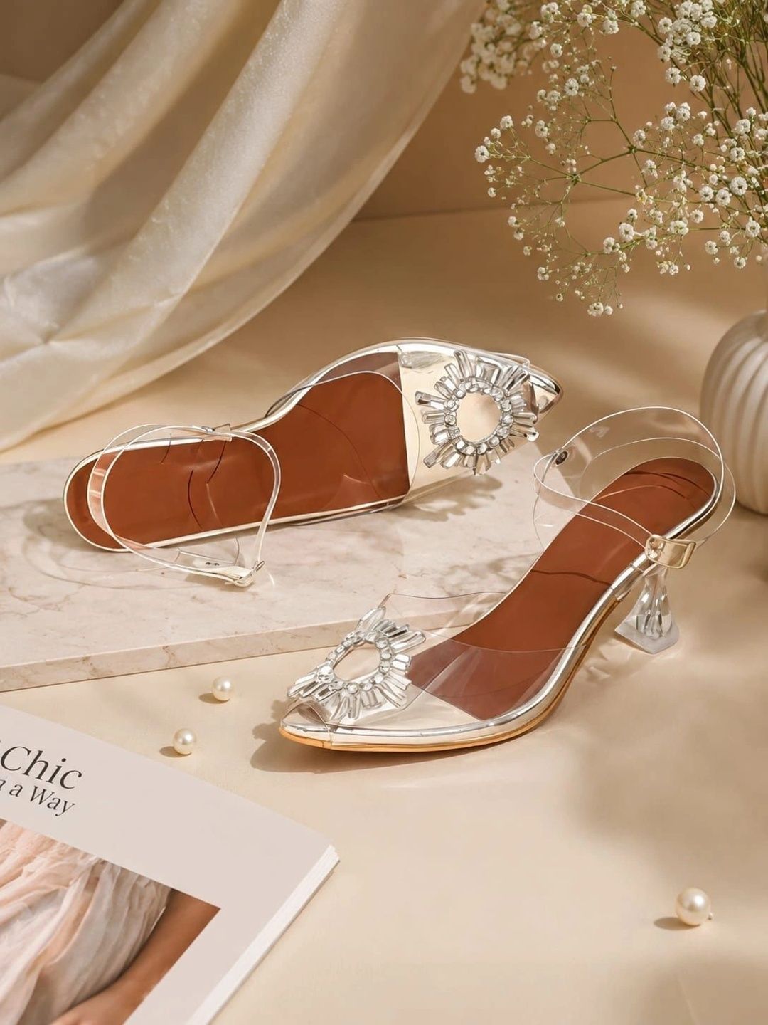 Maison Velmira Embellished Slim Heeled Sandals-picture-22