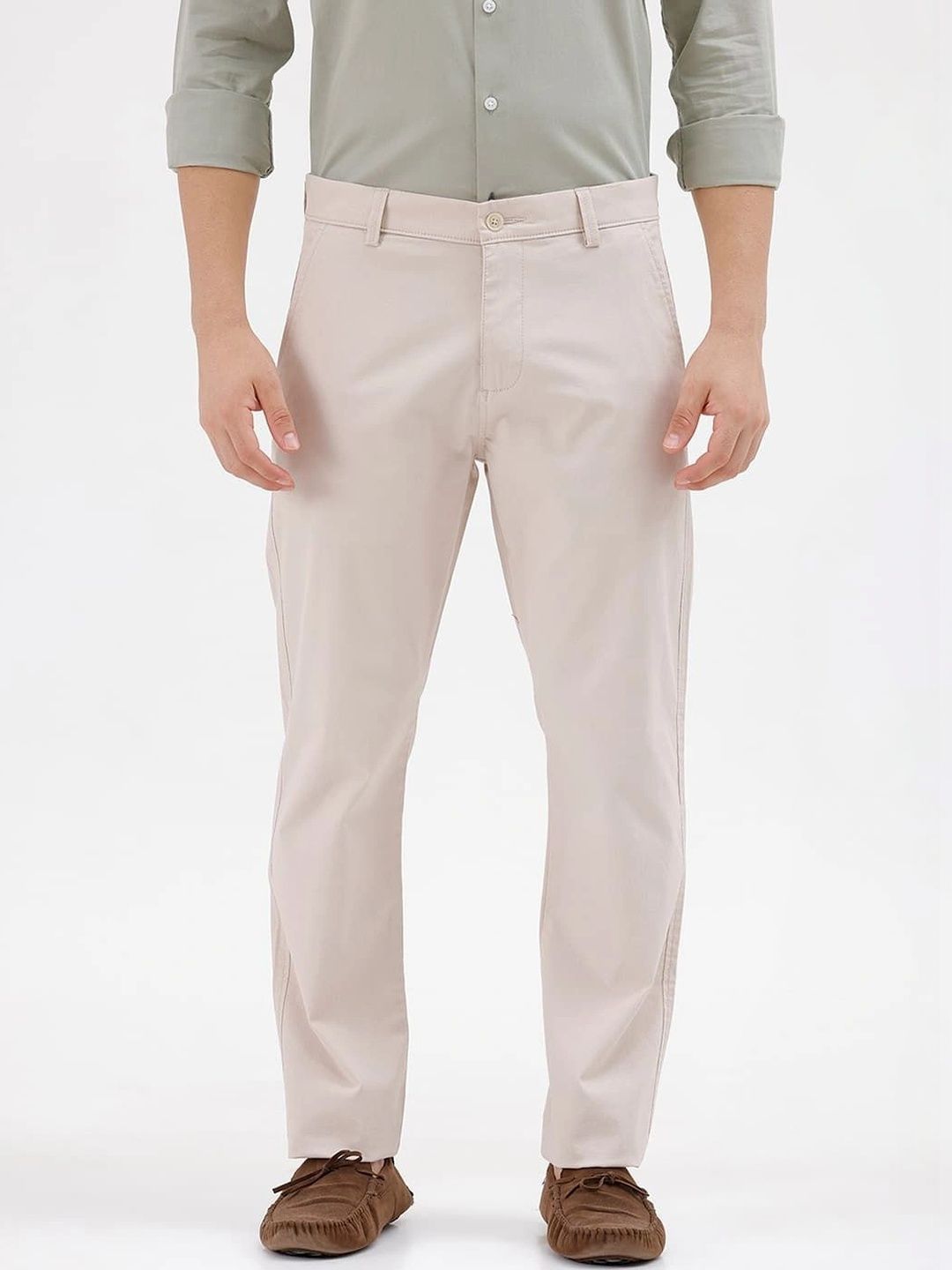 Basics Men Tapered Fit Trousers-picture-10