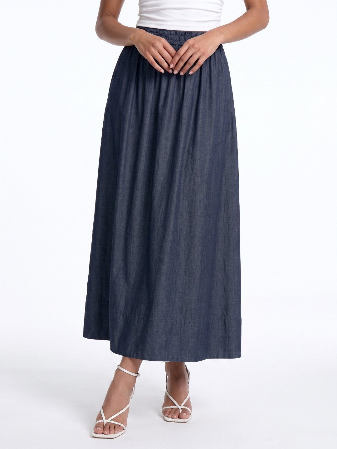 glitchez Women Midi Flared Skirt-picture-49