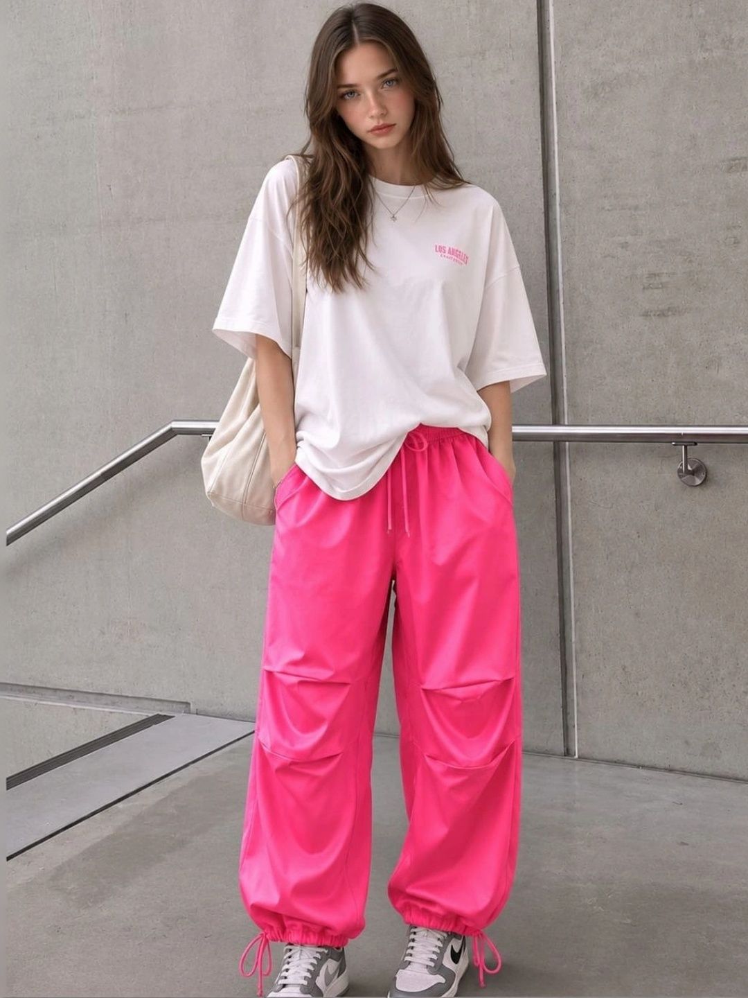 STREET 9 Women Relaxed Easy Wash Trousers-picture-25