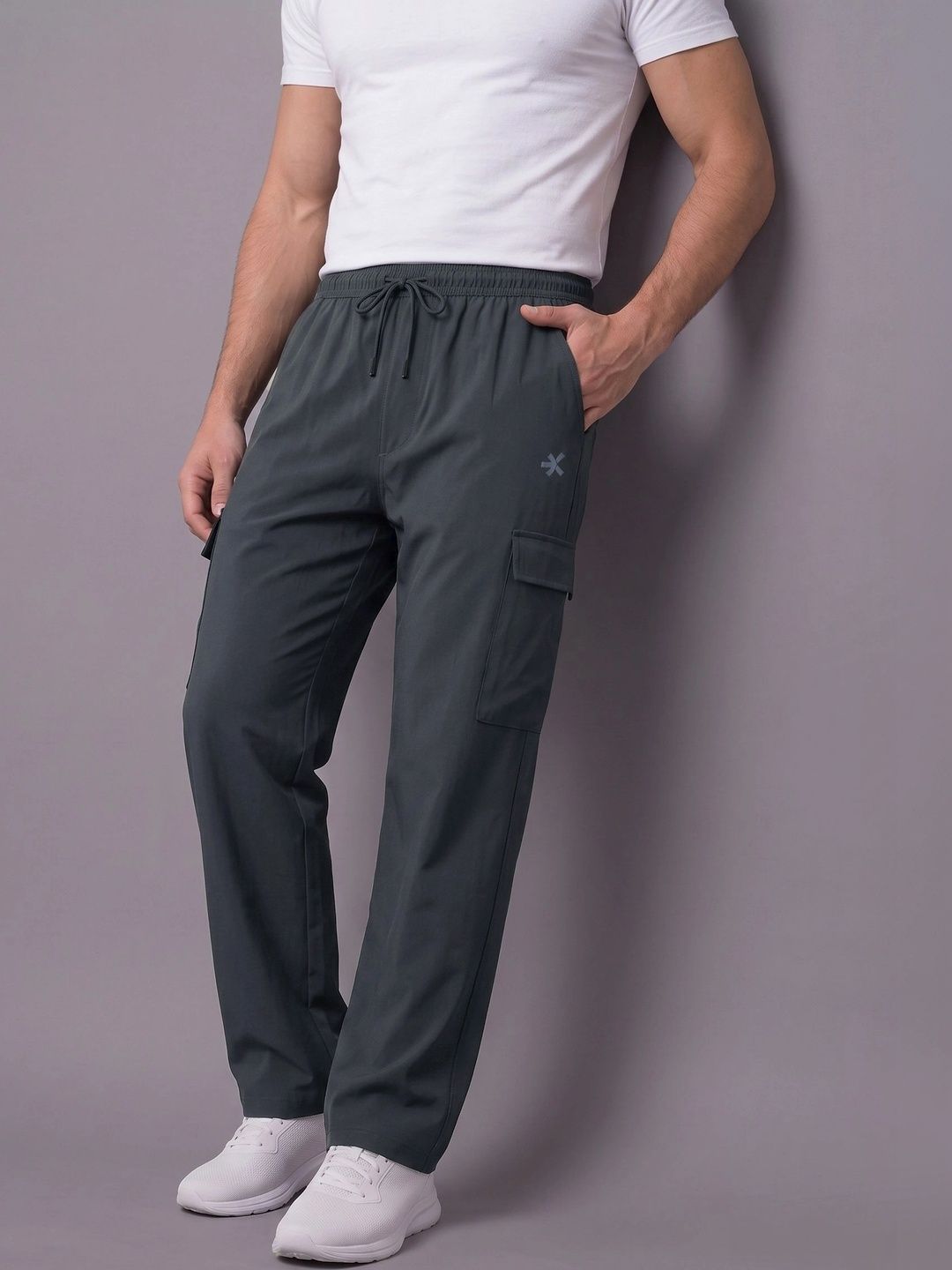 HRX by Hrithik Roshan Men Regular Fit Rapid-Dry Training Cargos-picture-50