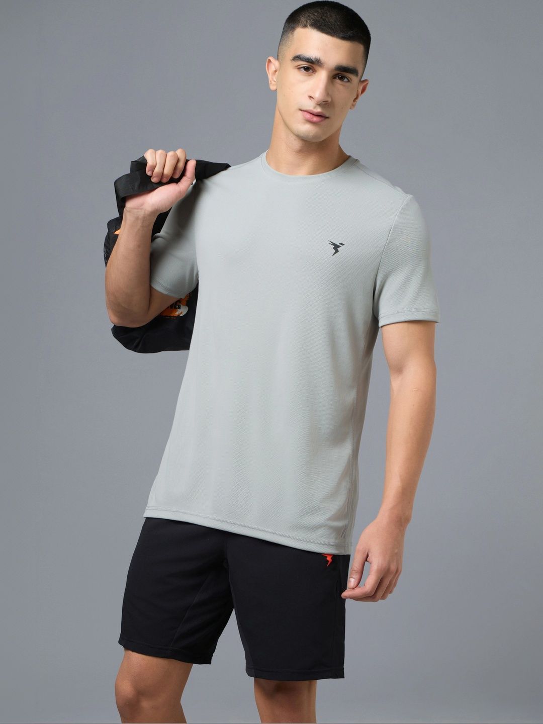 Technosport Men Brand Logo Slim Fit T-shirt-picture-23