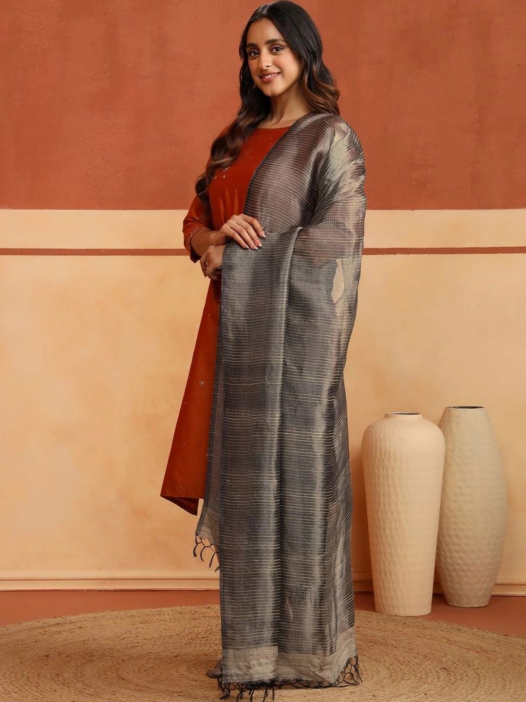 Fabindia Woven Design Dupatta-picture-46