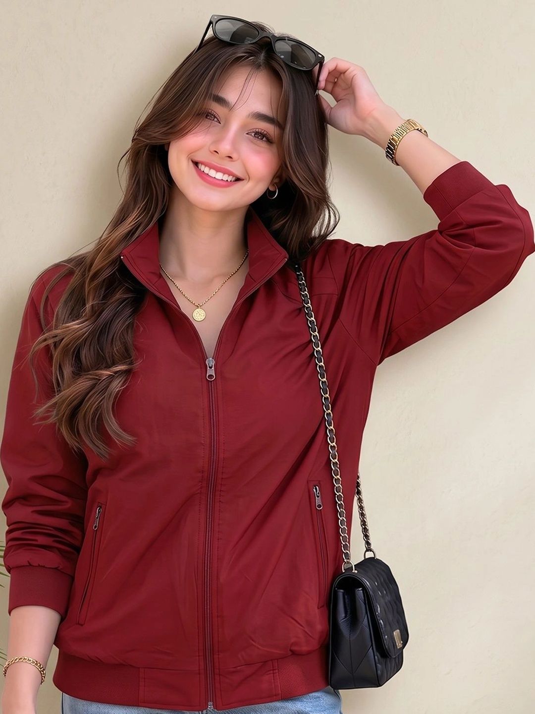 SZN Women Lightweight Bomber Jacket-picture-17