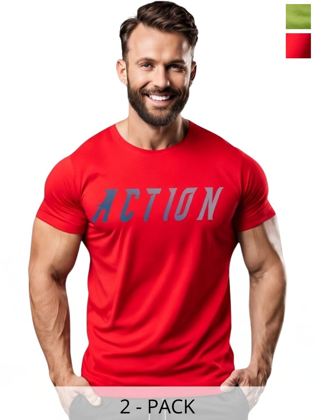 3Colors Men Typography 2 Printed Moisture Wicking T-shirt-picture-32