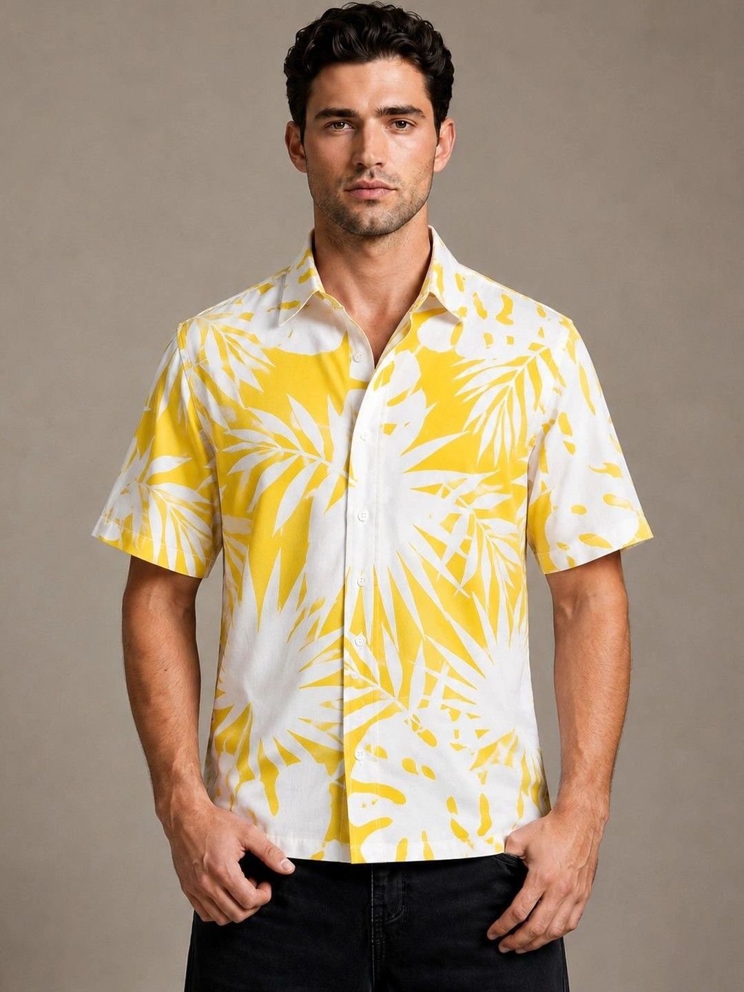 Mast & Harbour Men Classic Floral Printed Casual Shirt-picture-28