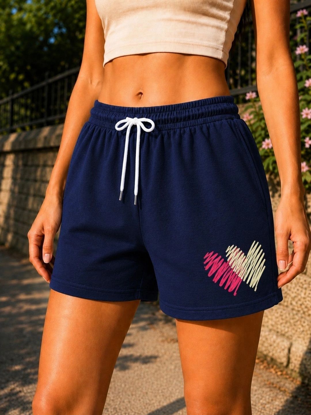 Roadster Women Printed Shorts-image-20
