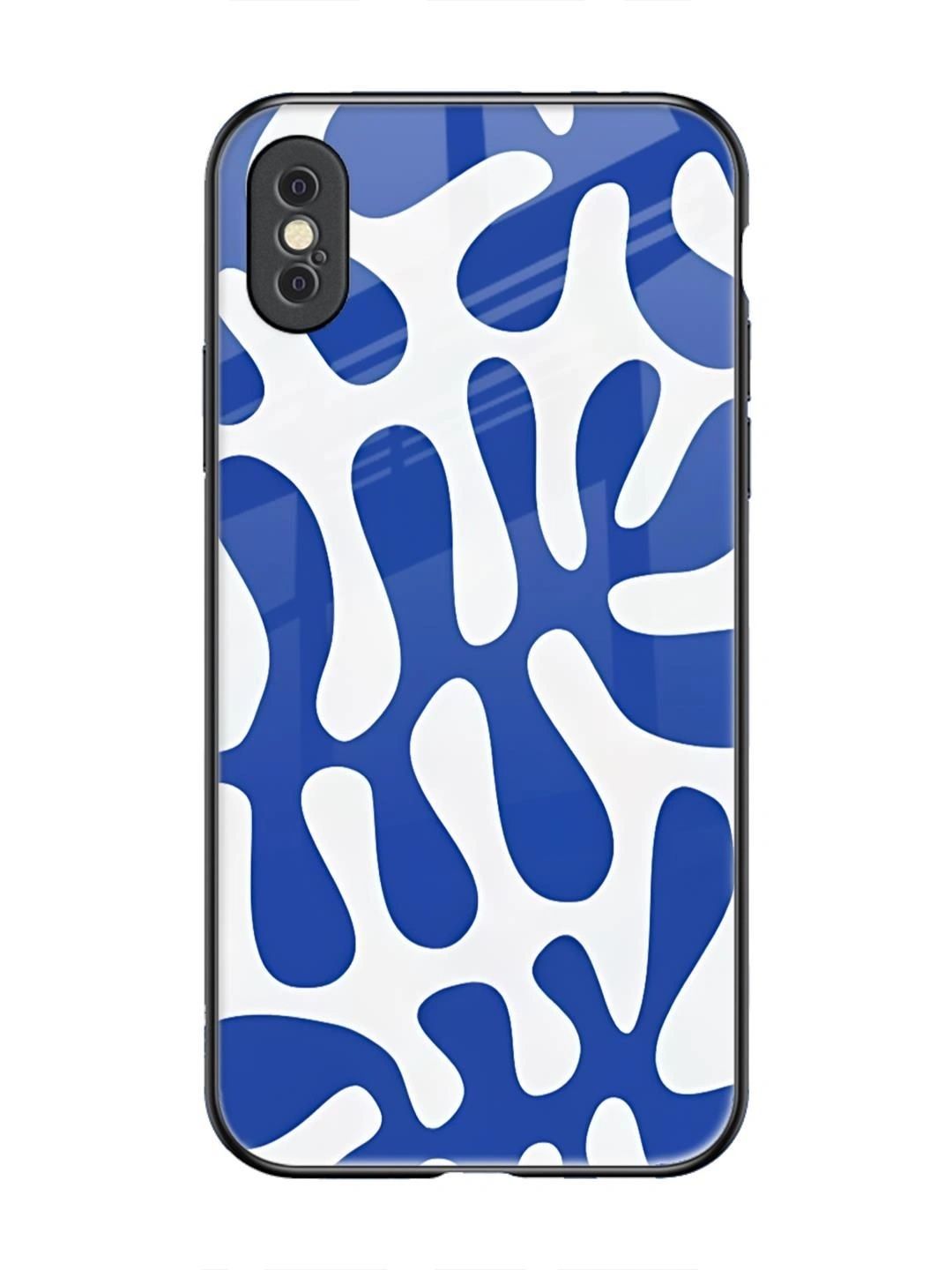 QRIOH Abstract Printed iPhone Xs Back Case Mobile Accessories-picture-32
