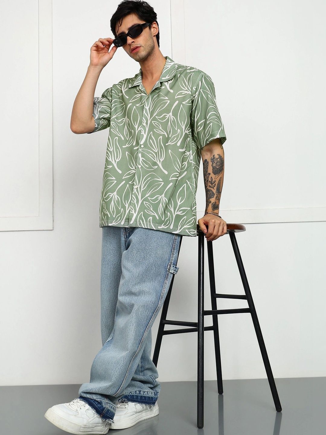 Mast & Harbour Men Classic Floral Printed Casual Shirt-picture-41