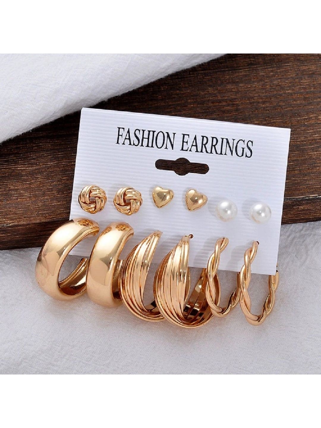 Celestria Geometric Studs Earrings-picture-42