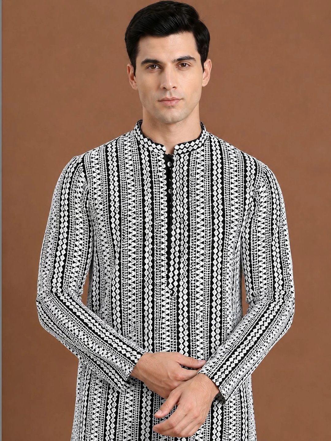 House of Pataudi Men Kurta-picture-19