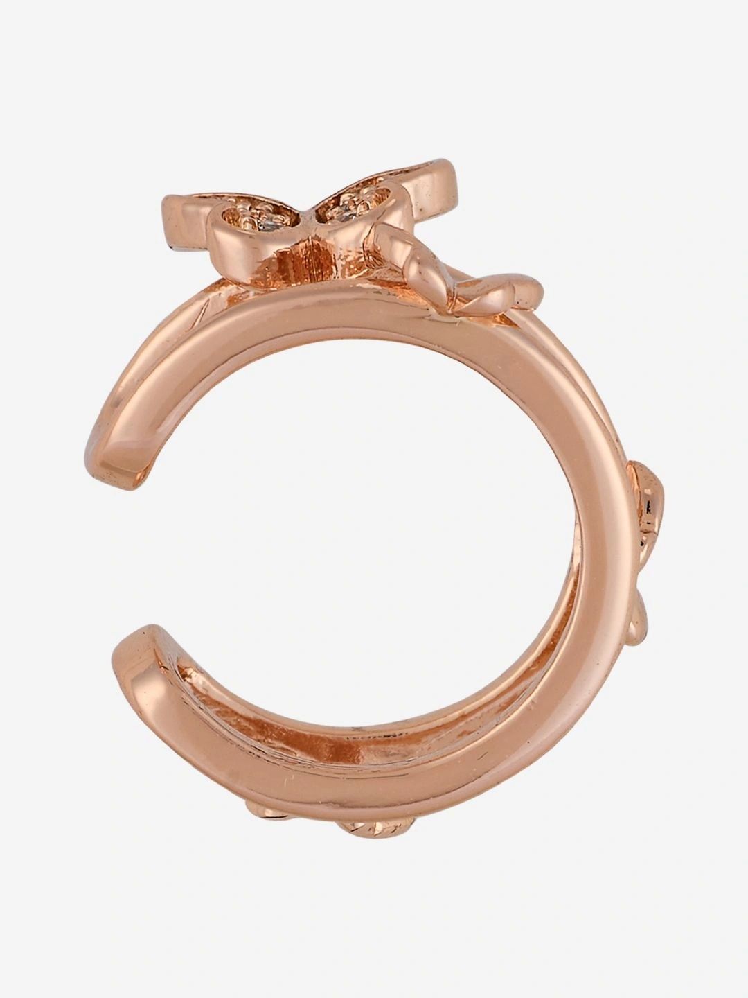 Kushal's Fashion Jewellery Quirky Ear Cuff Earrings-picture-20