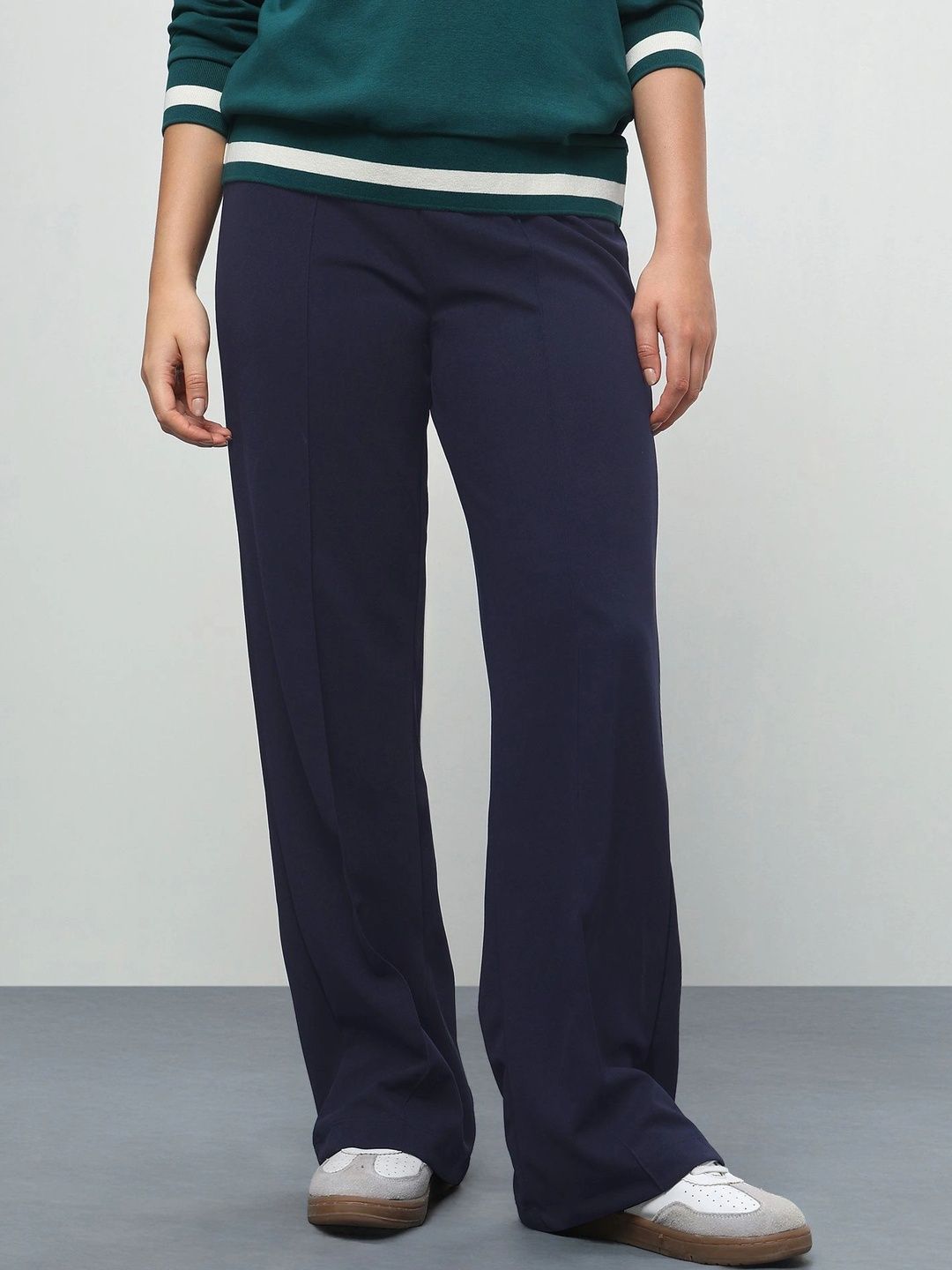 U.S. Polo Assn. Women Women Straight Fit High-Rise Trousers-picture-34