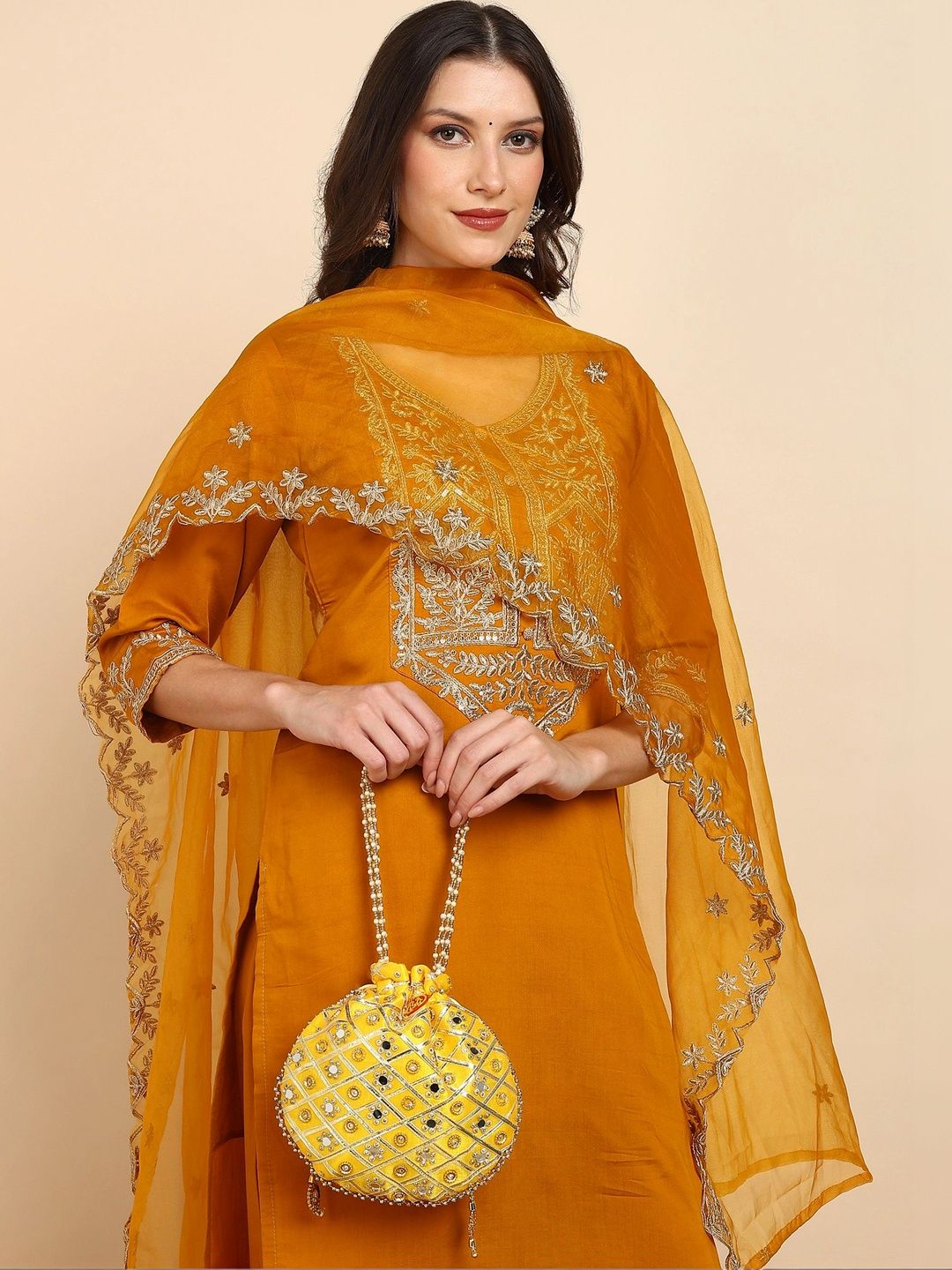 MaaCare Embellished Potli Clutch-picture-11