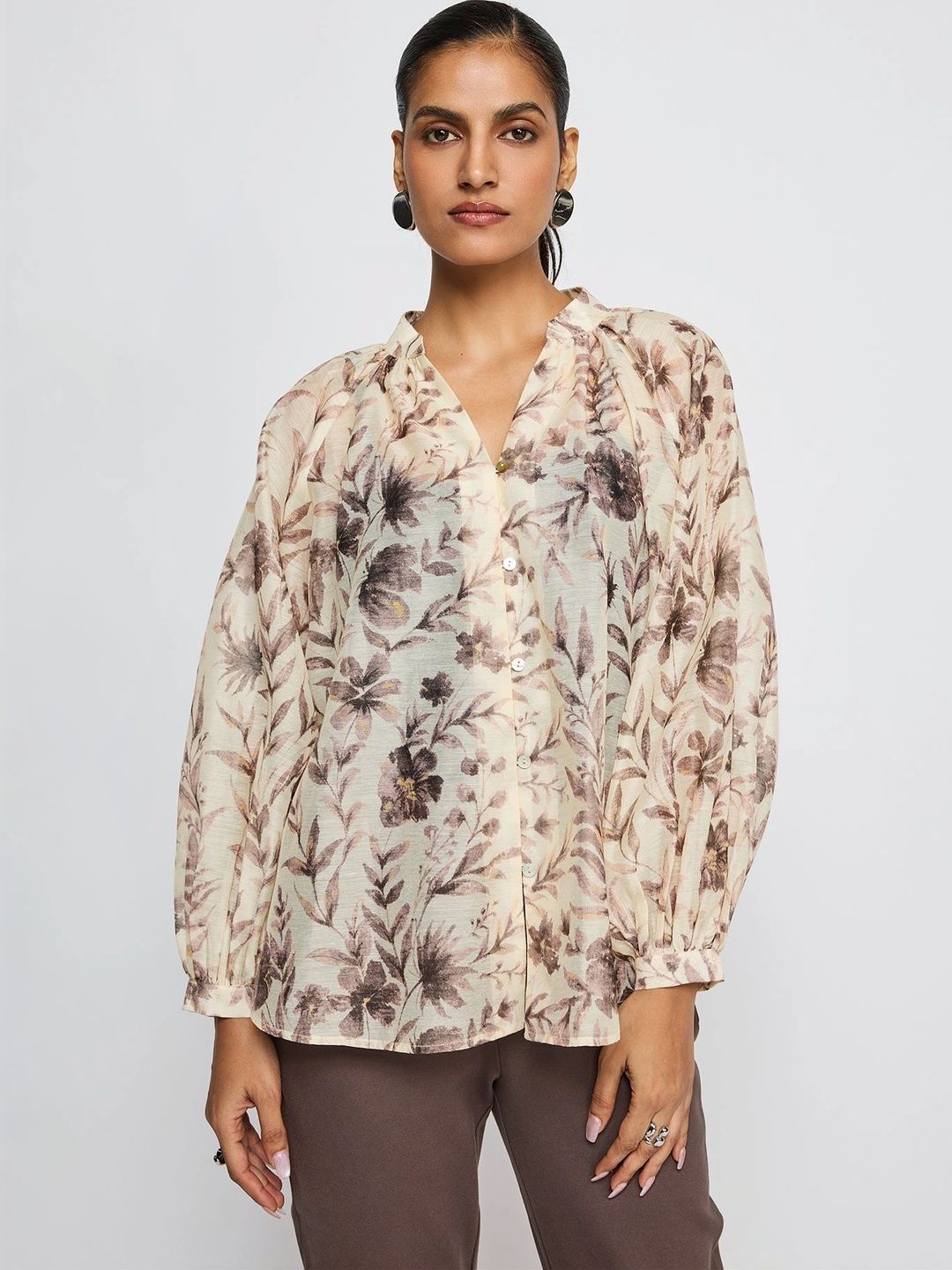 Label Ritu Kumar Floral Printed Top-picture-17