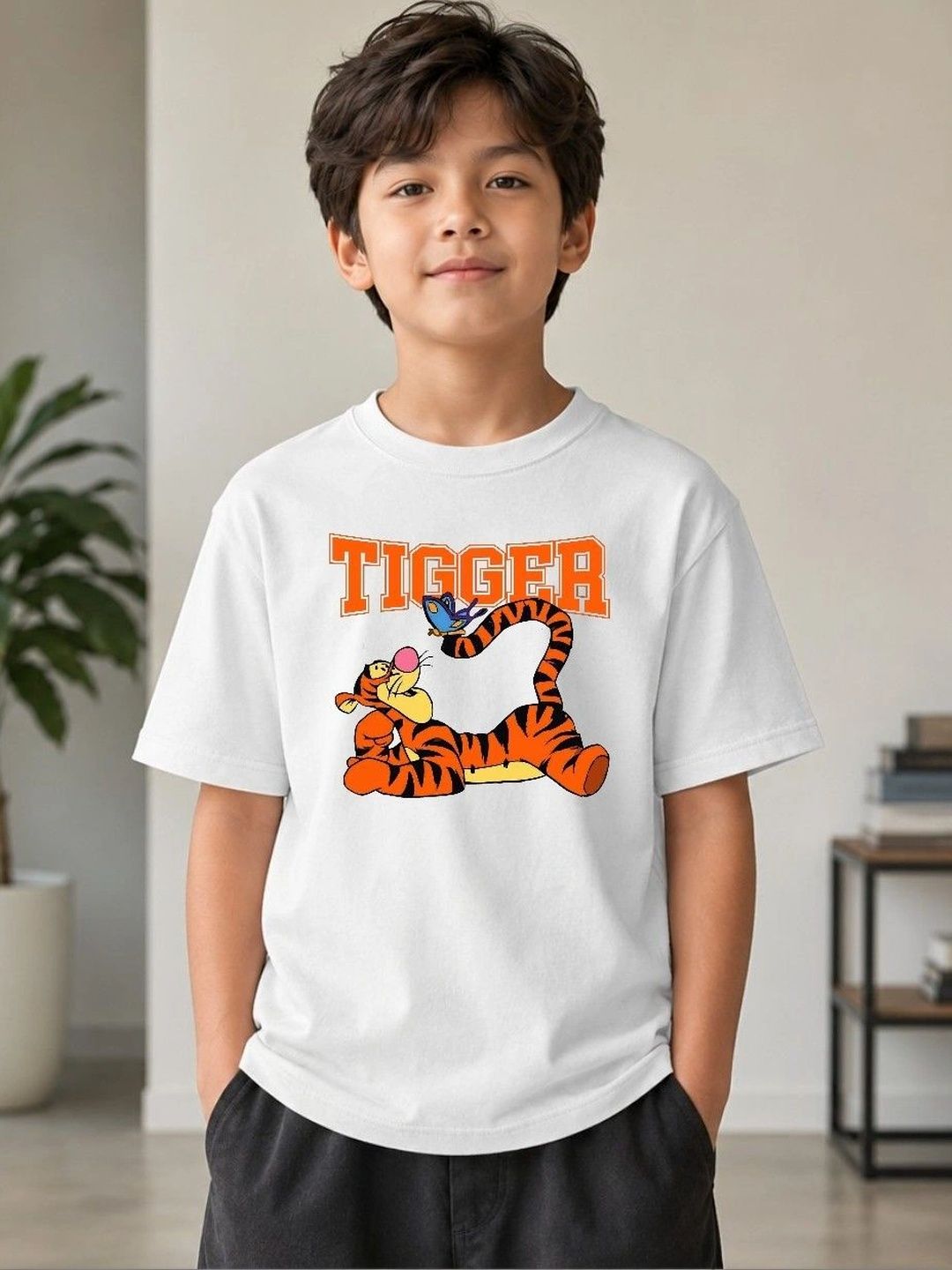 Disney By Miss and Chief Boys Tigger Printed T-shirt-picture-12