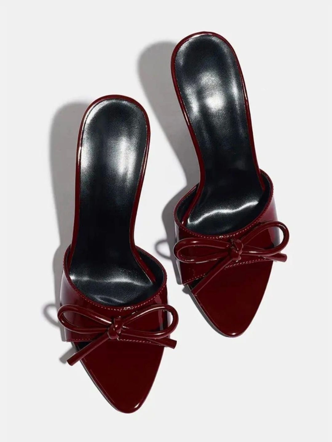 SELDOFIT Party Slim Heeled Mules with Bows-picture-49