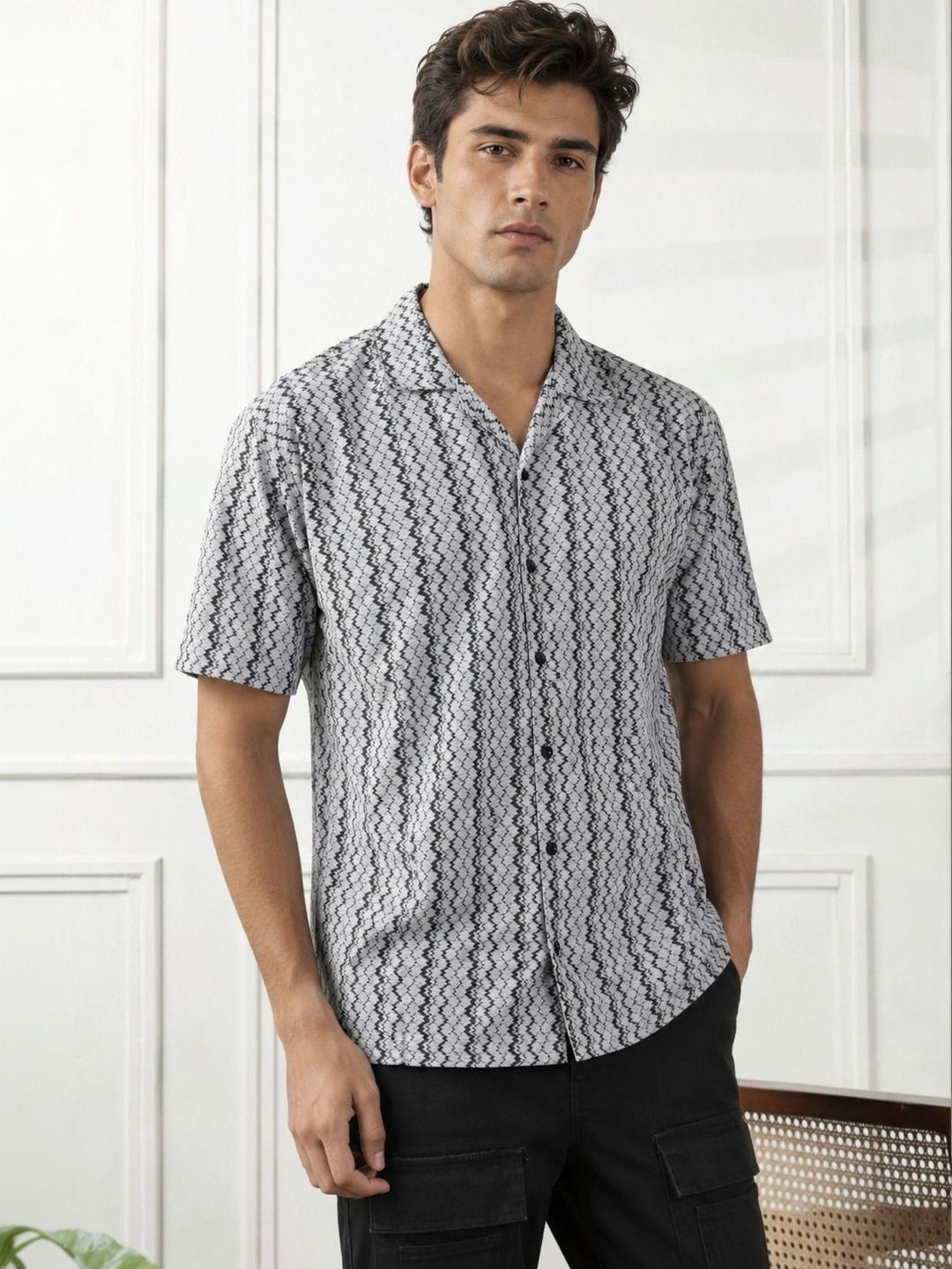 SZN Men Comfort Printed Casual Shirt-picture-20