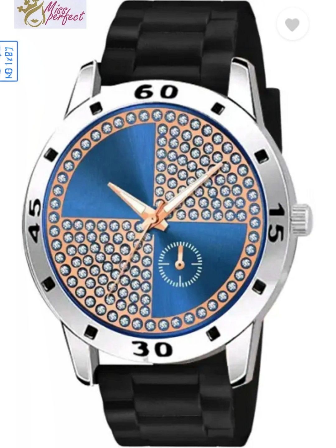 KU Men Embellished Dial & Straps Analogue Reset Time Watch NAM112-image-14