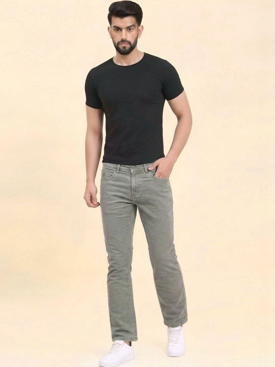 THUNDER JEANS Men Slim Fit Mid-Rise Stretchable Jeans-picture-54