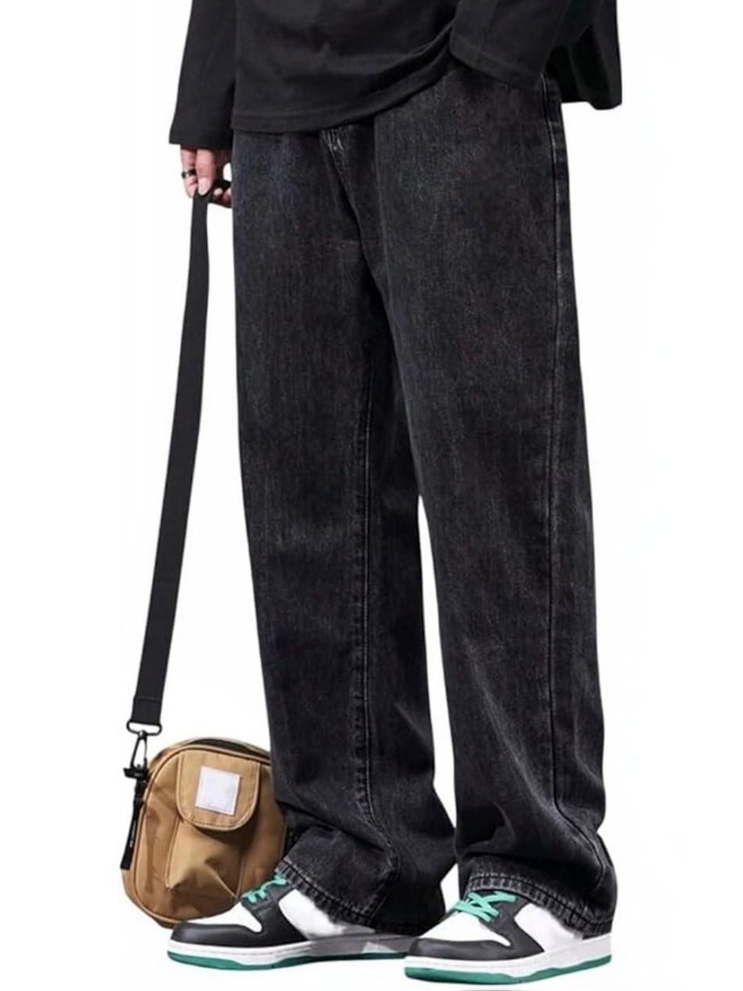 FLAYING Men Relaxed Fit Mid-Rise Jeans-picture-19