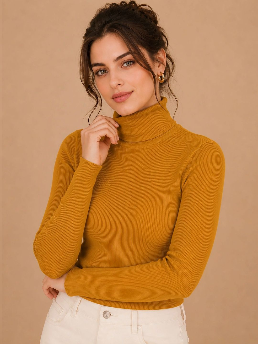 SZN Women Ribbed Pullover-picture-17