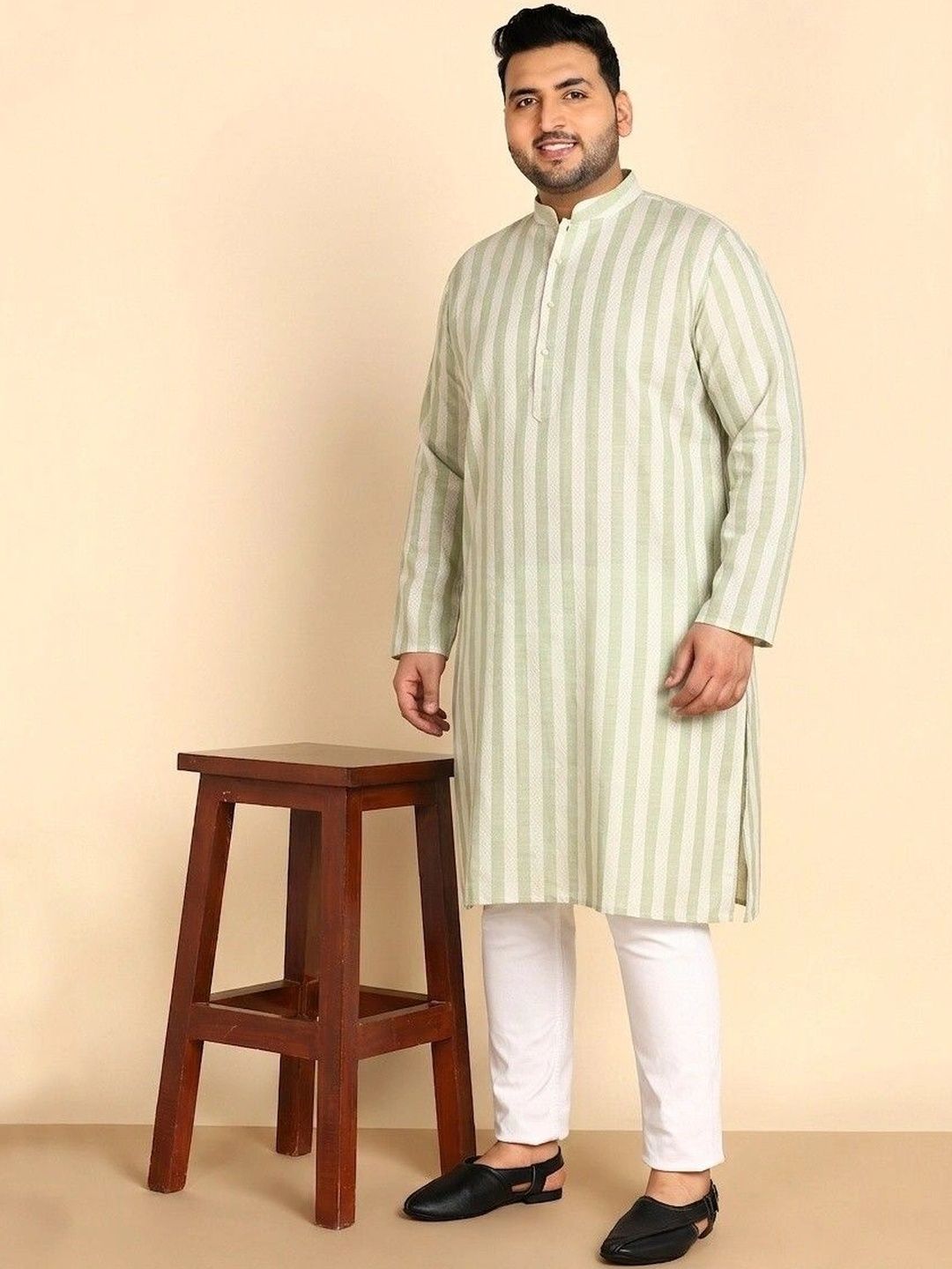 Sztori Men Striped Kurta-picture-47